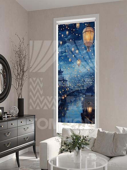 Рулонная штора для кухни для детской Ронлирт - 554 - ширина 57 см - фото 6