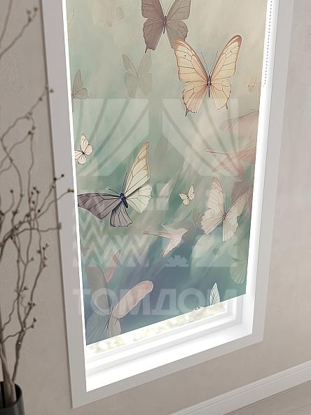 Рулонная штора для кухни для детской Ронлирт - 558 - ширина 57 см - фото 3