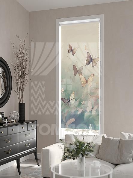 Рулонная штора для кухни для детской Ронлирт - 558 - ширина 57 см - фото 6