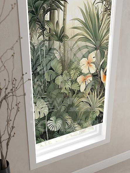 Рулонная штора для кухни для детской Ронлирт - 559 - ширина 57 см - фото 3