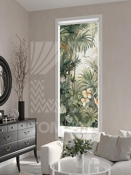 Рулонная штора для кухни для детской Ронлирт - 559 - ширина 57 см - фото 6