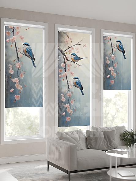 Рулонная штора для кухни для детской Ронлирт - 563 - ширина 57 см - фото 4