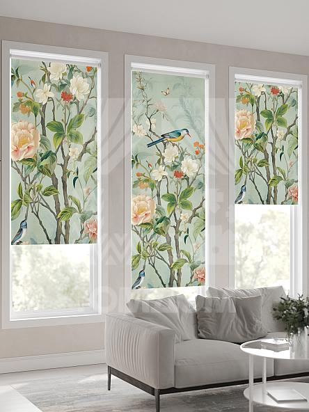 Рулонная штора для кухни для детской Ронлирт - 564 - ширина 57 см - фото 4