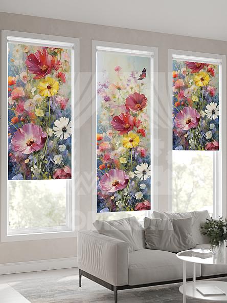 Рулонная штора для кухни для детской Ронлирт - 565 - ширина 57 см - фото 4