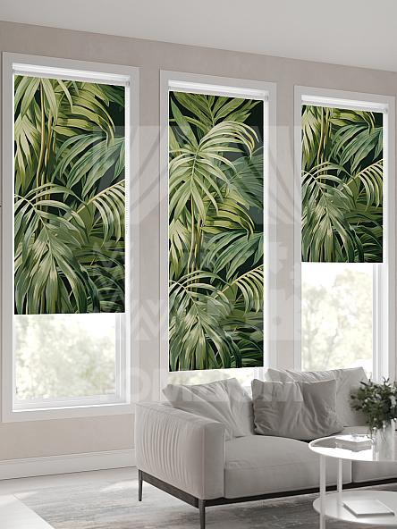 Рулонная штора для кухни для детской Ронлирт - 566 - ширина 57 см - фото 4