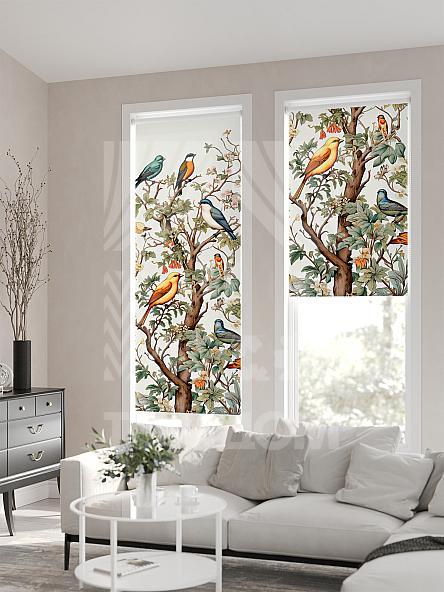 Рулонная штора для кухни для детской Клартис - 552 - ширина 62 см - фото 2