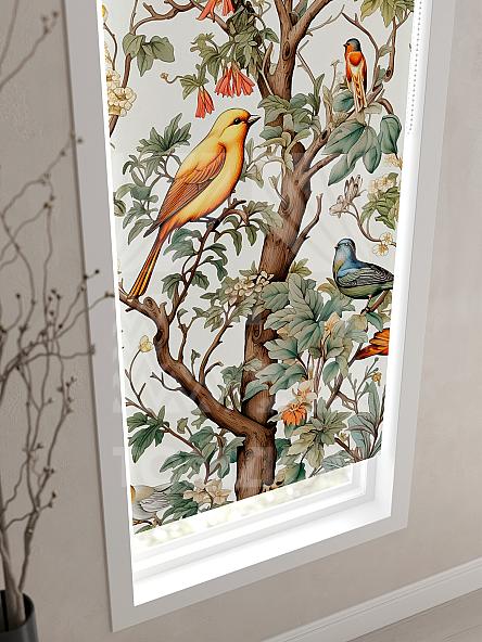 Рулонная штора для кухни для детской Клартис - 552 - ширина 62 см - фото 3