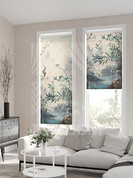 Рулонная штора для кухни для детской Клартис - 553 - ширина 62 см - фото 2