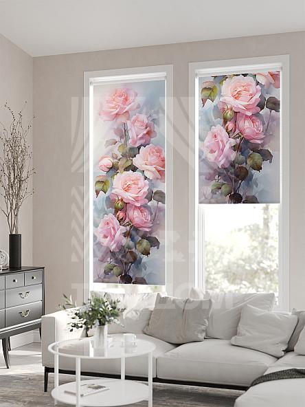 Рулонная штора для кухни для детской Клартис - 555 - ширина 62 см - фото 2