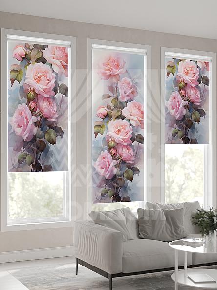 Рулонная штора для кухни для детской Клартис - 555 - ширина 62 см - фото 4