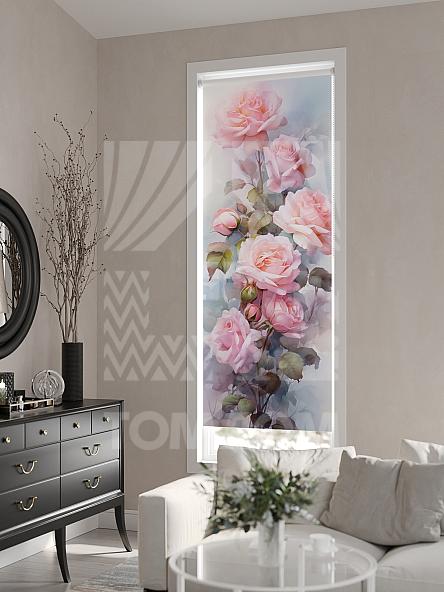 Рулонная штора для кухни для детской Клартис - 555 - ширина 62 см - фото 6