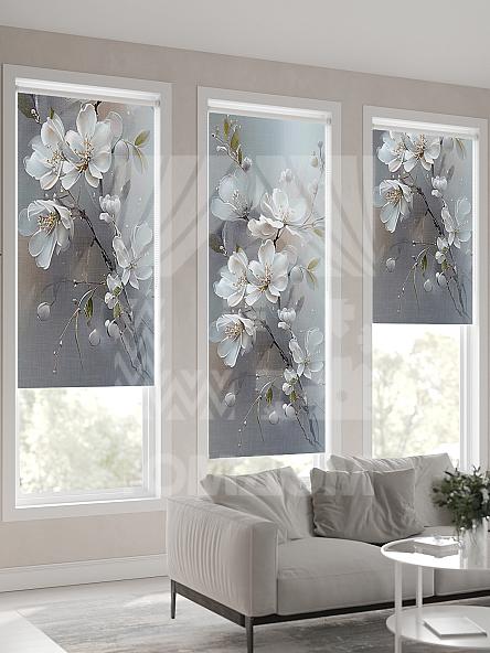 Рулонная штора для кухни для детской Клартис - 561 - ширина 62 см - фото 4