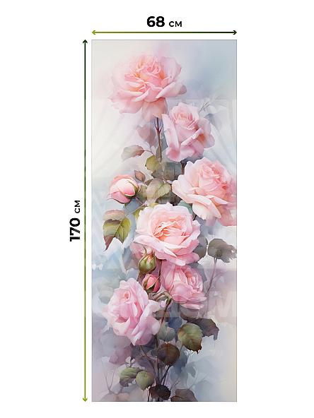 Рулонная штора для кухни для детской Лирикас - 555 - ширина 68 см - фото 5