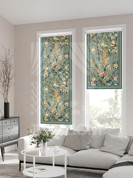 Рулонная штора для кухни для детской Лирикас - 556 - ширина 68 см - фото 2