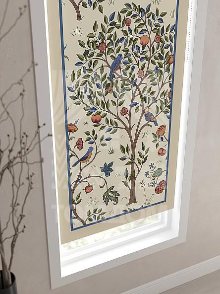 Рулонная штора для кухни для детской Лирикас - 557 - ширина 68 см - фото 3