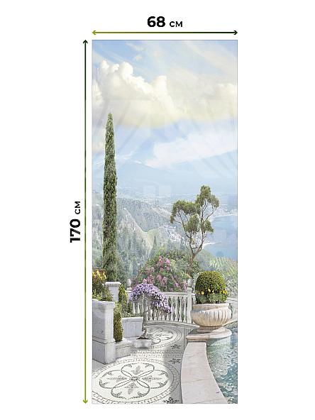 Рулонная штора для кухни для детской Лирикас - 560 - ширина 68 см - фото 5