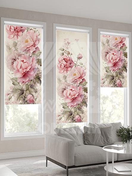 Рулонная штора для кухни для детской Лирикас - 562 - ширина 68 см - фото 4