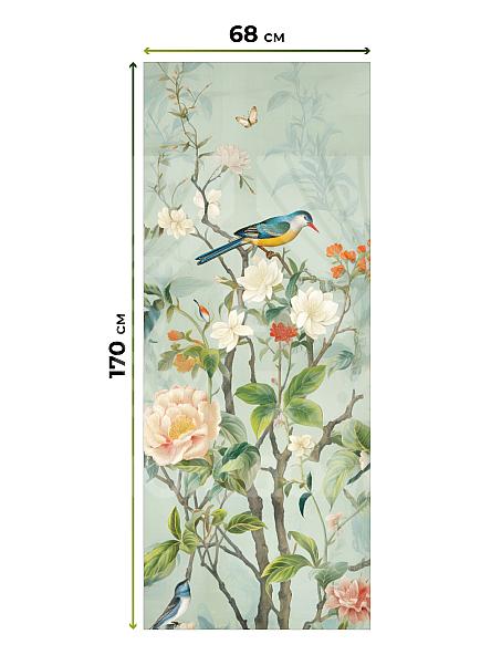 Рулонная штора для кухни для детской Лирикас - 564 - ширина 68 см - фото 5