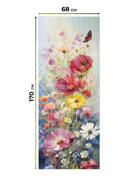 Рулонная штора для кухни для детской Лирикас - 565 - ширина 68 см - фото 5