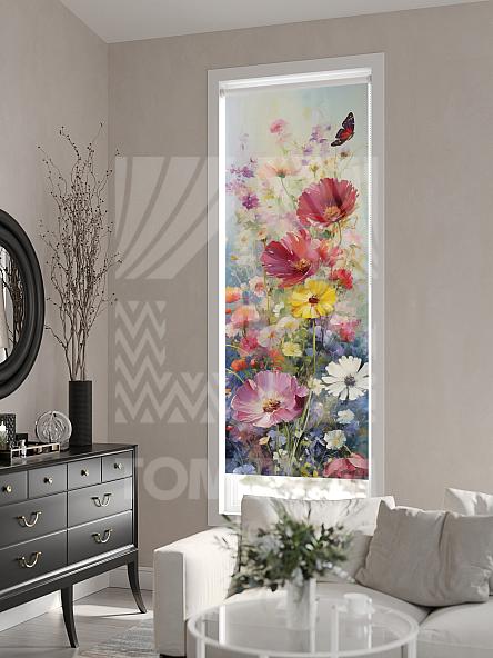 Рулонная штора для кухни для детской Лирикас - 565 - ширина 68 см - фото 6