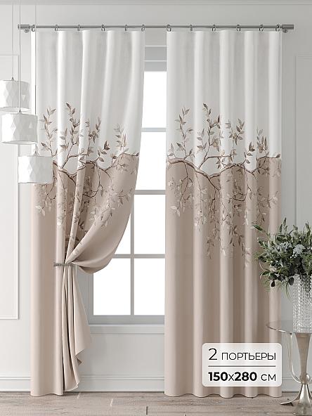 Комплект штор Лейкери - 580 - 280 см