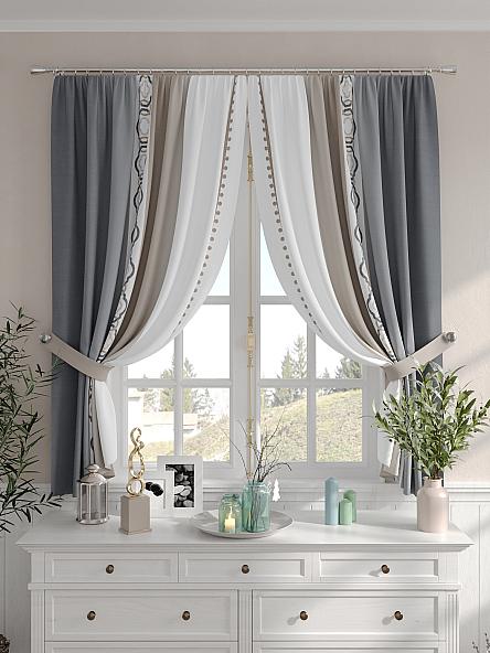 Комплект штор для кухни Рингост - 03 - 180 см - фото 4