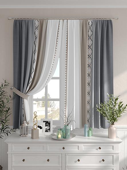 Комплект штор для кухни Рингост - 03 - 180 см - фото 5