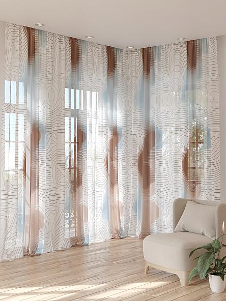 Тюль портьеры Фроктис - 345 - фото 2