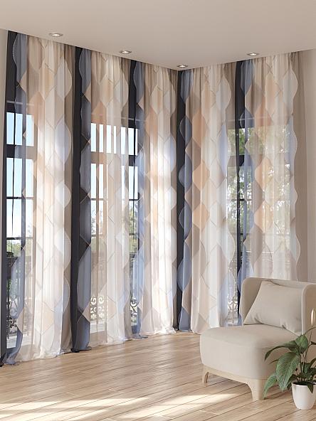 Тюль портьеры Фроктис - 378 - фото 2