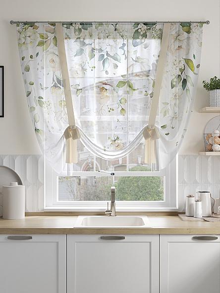 Тюль портьеры для кухни Флорендис - фото 2