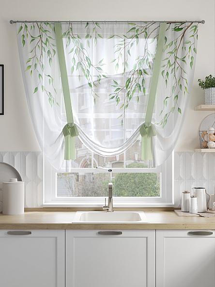 Тюль портьеры для кухни Залендра - фото 2