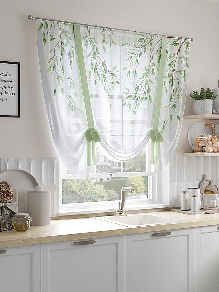 Тюль портьеры для кухни Залендра - фото 4