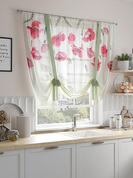 Тюль портьеры для кухни Дельмонтия - фото 4