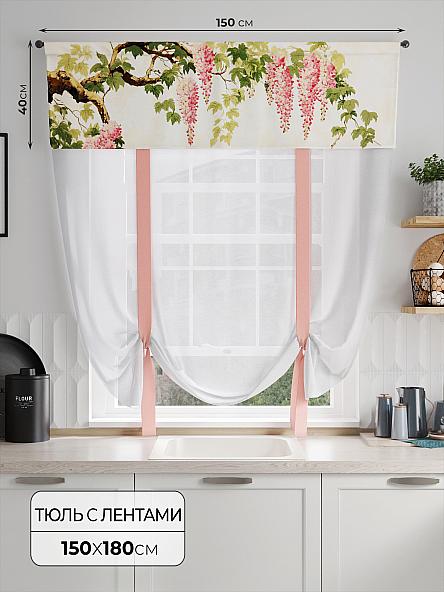 Тюль портьеры для кухни Фолтрис - 33