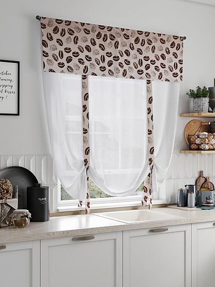 Тюль портьеры для кухни Фолтрис - 42 - фото 2