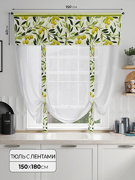 Тюль портьеры для кухни Фолтрис - 58