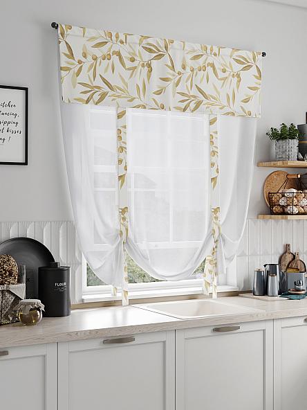 Тюль портьеры для кухни Фолтрис - 87 - фото 2