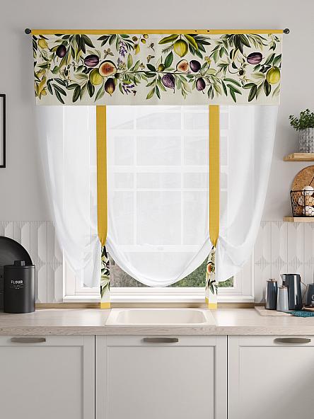 Тюль портьеры для кухни Фолтрис - 103 - фото 4