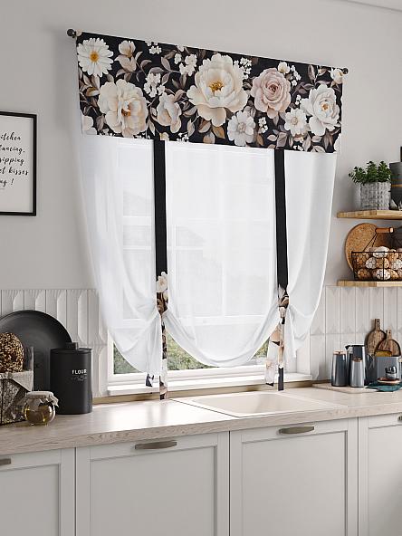 Тюль портьеры для кухни Фолтрис - 126 - фото 2