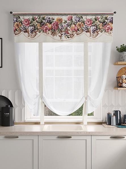 Тюль портьеры для кухни Фолтрис - 143 - фото 4