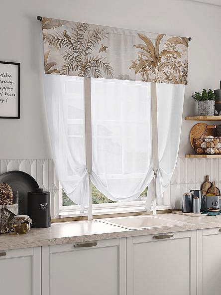 Тюль портьеры для кухни Фолтрис - 155 - фото 2