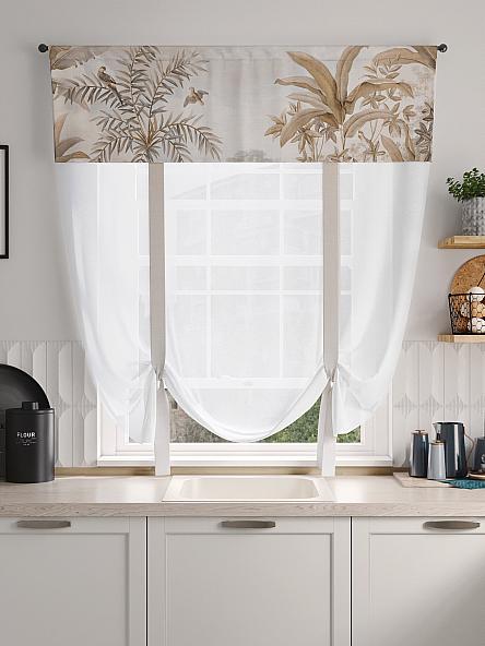 Тюль портьеры для кухни Фолтрис - 155 - фото 4