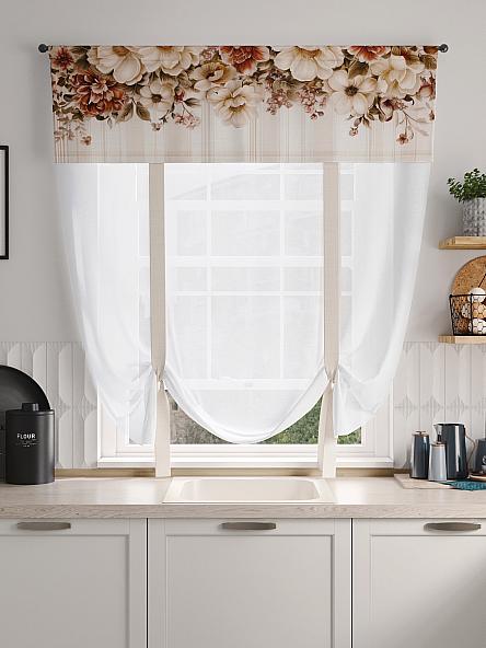 Тюль портьеры для кухни Фолтрис - 169 - фото 4