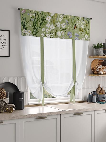 Тюль портьеры для кухни Фолтрис - 195 - фото 2