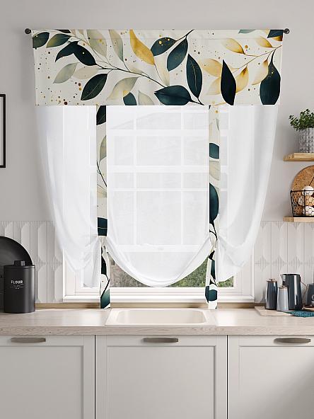 Тюль портьеры для кухни Фолтрис - 198 - фото 4