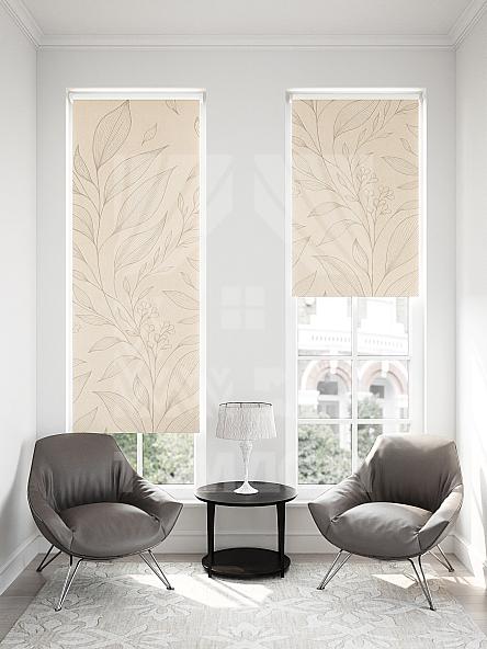 Рулонная штора для кухни для детской Малинет - 04 - ширина 62 см - фото 2