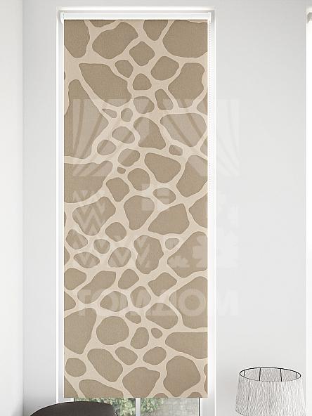 Рулонная штора для кухни для детской Малинет - 08 - ширина 62 см - фото 4