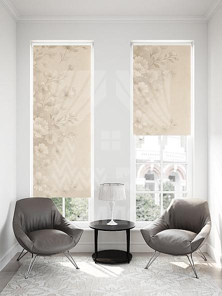 Рулонная штора для кухни для детской Малинет - 10 - ширина 62 см - фото 2