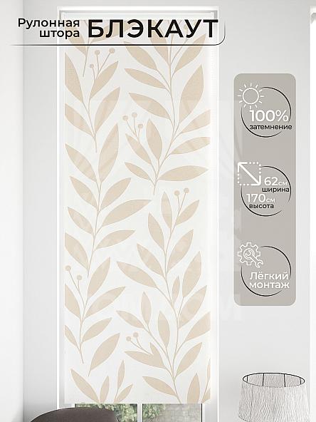 Рулонная штора для кухни для детской Малинет - 11 - ширина 62 см