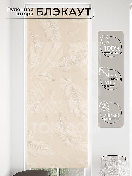 Рулонная штора для кухни для детской Малинет - 13 - ширина 62 см